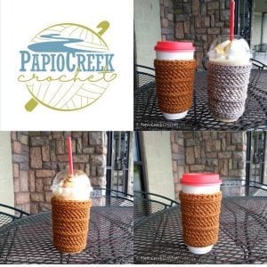 Dundee Cup cozy quick crochet cup cozy