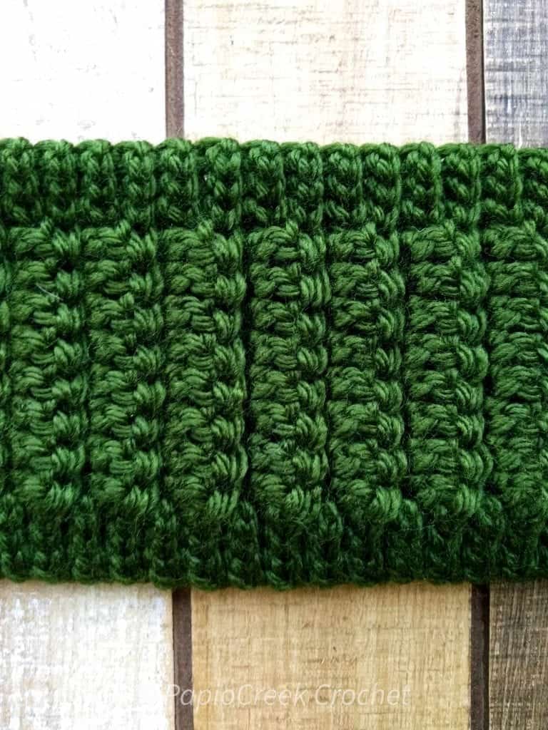 Close up of stitch work